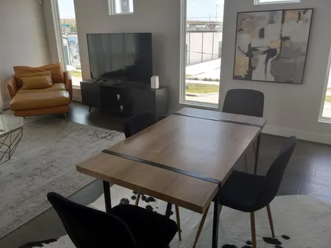 Dining area cleaned by Alonso Cleaning Services